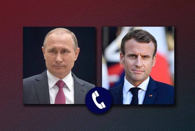 В Париже анонсировали телефонный разговор Макрона с Путиным

