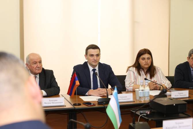 В МТУИ обсудили возможности использования дорог Армении в качестве транзитного 
пути и соединения Узбекистана с Европой

