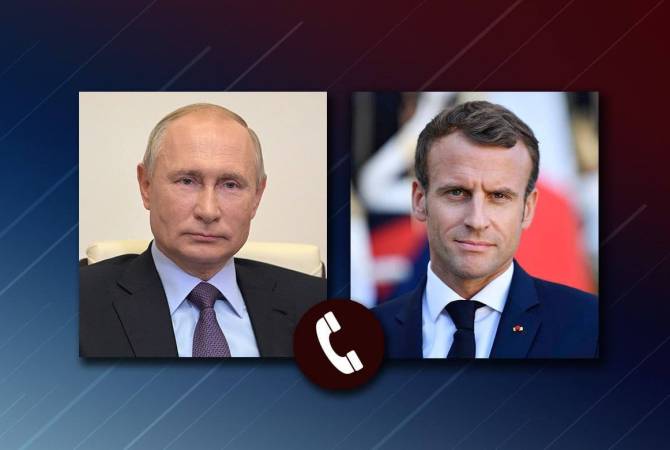 Macron, Putin hold telephone conversation