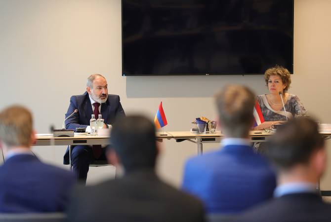 PM Pashinyan presents Armenia’s investment opportunities to Dutch businessmen