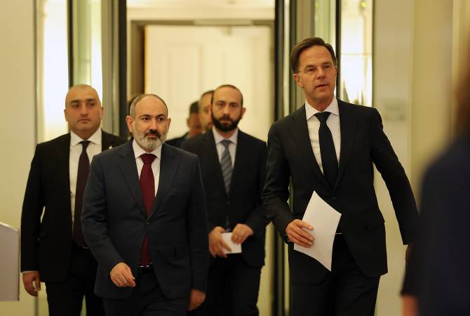 We are determined in opening era of peaceful development for our country, region – Pashinyan, 
Rutte meeting takes place