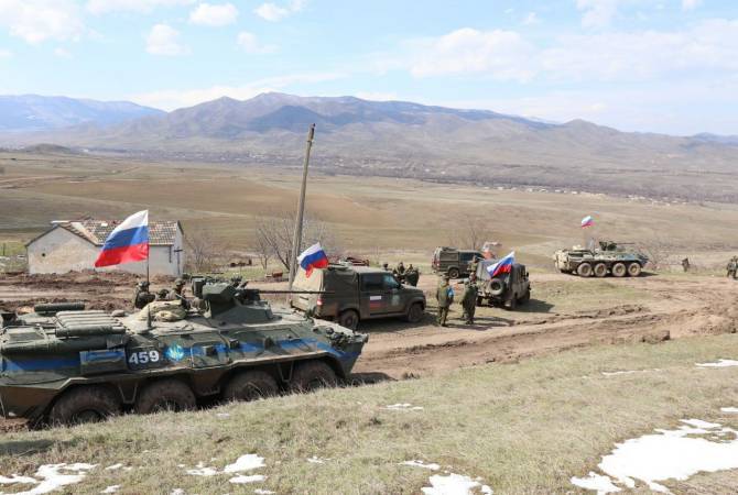 No violations registered in the zone of responsibility of peacekeepers in Nagorno Karabakh – 
MoD Russia