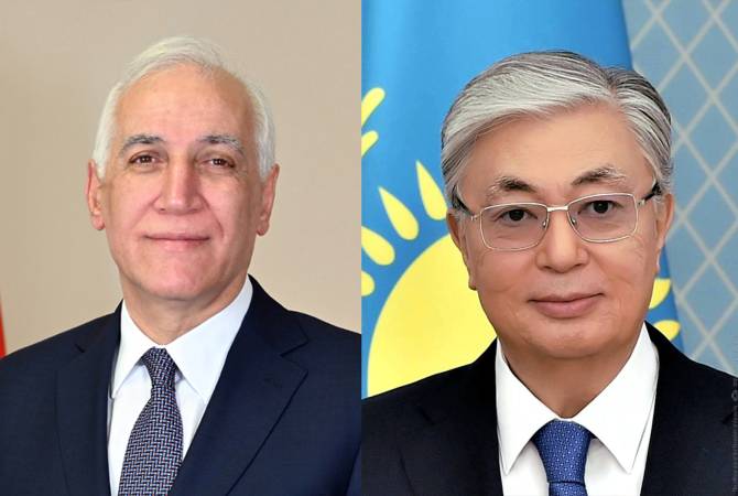 Armenian President congratulates Kazakhstan’s Kassym-Jomart Tokayev on birthday