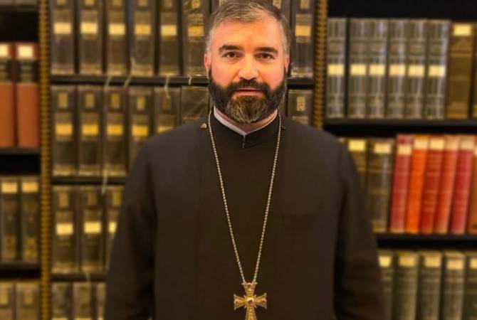 Karekin II confirms election of Fr. Mesrop Parsamyan as Primate of Eastern Diocese of Armenian 
Church of America