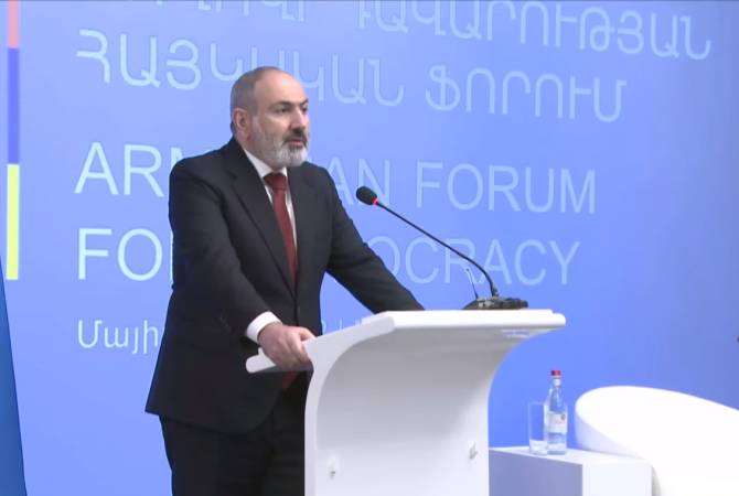Democracy is being used to destroy democracy itself, warns Armenian PM 
