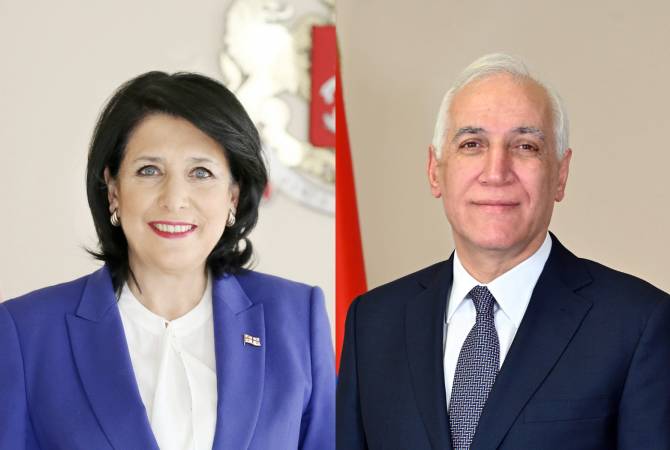 Armenian President congratulates Georgian counterpart on national day