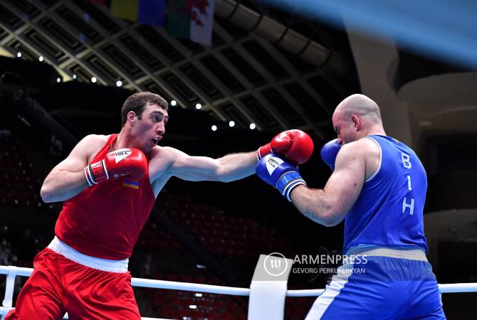 EUBC Men’s Elite European Boxing Championships: Super Heavyweight Davit Chaloyan defeats 
Juraj Soldo 