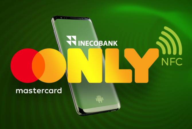 Ինեկոբանկն Android օգտատերերի համար գործարկում է Mastercard քարտերով NFC  
վճարումները 


