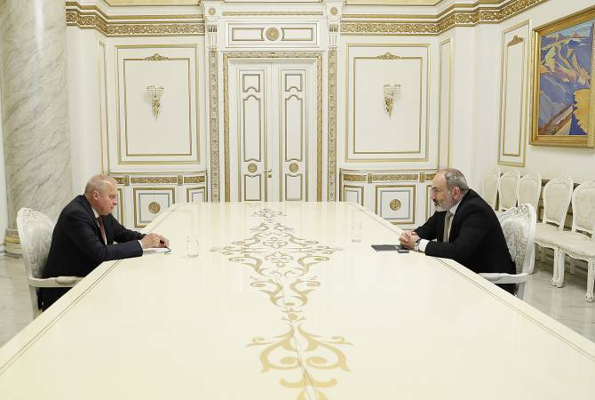 PM Pashinyan, Ambassador Kopyrkin discuss Armenian-Russian relations agenda, NK conflict 
settlement