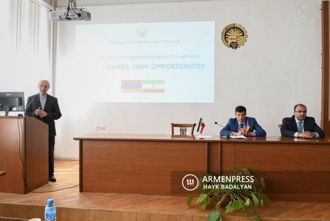 В Национальном аграрном университете Армении проходит первая Армяно-иранская 
агротехнологическая конференция

