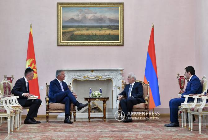 President Khachaturyan,President Đukanović highlight need for immediate repatriation of POWs 
from Azerbaijan 