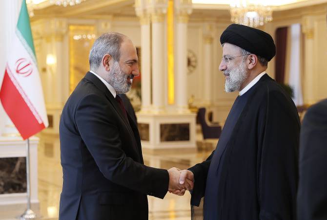 Raisi și Pașinian au discutat aspecte bilaterale și regionale | Pașinian și-a expus impresiile privind vizita sa din Bruxelles