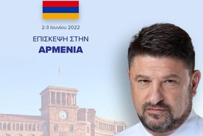 Llega a Armenia la delegación encabezada por el viceministro de Defensa Nacional de Grecia
