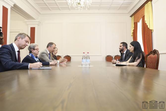 Armenia highly appreciates cooperation with EU: Vice Speaker of Parliament tells Special 
Representative Toivo Klaar