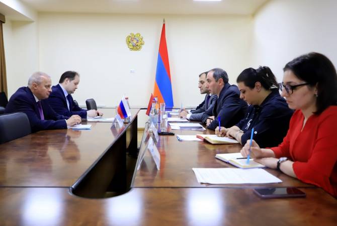 Russian IT companies show great interest to working in Armenia: Minister Khachatryan receives 
Ambassador Kopyrkin