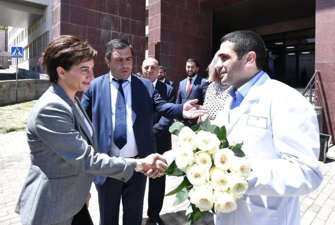 PM’s spouse Anna Hakobyan visited Lori province