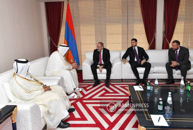 Pachinian a rencontré des membres de l'Association des Hommes d'Affaires du Qatar

