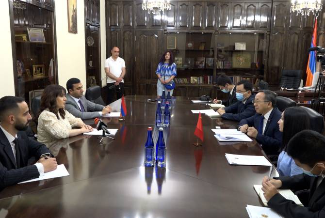 Հայաստանում Չինաստանի դեսպանը կարևորում է Շիրակի մարզի հետ 
համագործակցությունն ամենատարբեր ոլորտներում