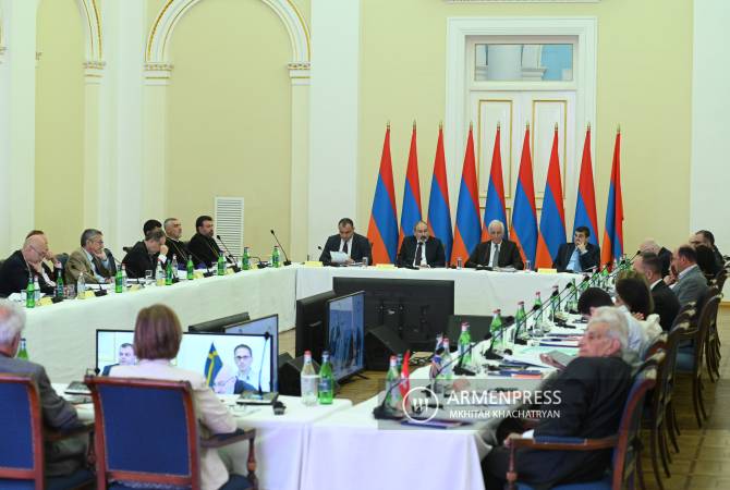 PM Pashinyan participates in the sitting of the Board of Trustees of the Hayastan All-Armenian 
Fund