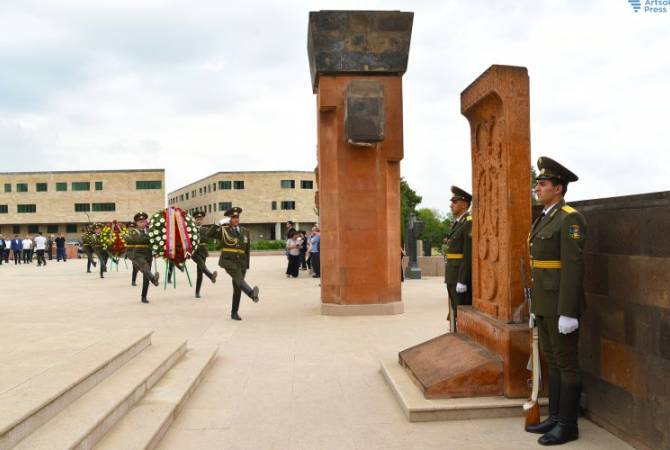 President of Artsakh pays tribute to memory of servicemen fallen for defense of homeland