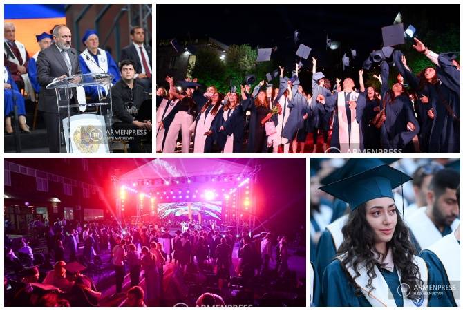 Ermenistan Ulusal Politeknik Üniversitesi'nde 89. mezuniyet töreni gerçekleştirildi. Törene 
Başbakan Paşinyan da katıldı