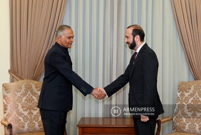 Armenian FM receives Secretary for West of Indian Foreign Ministry