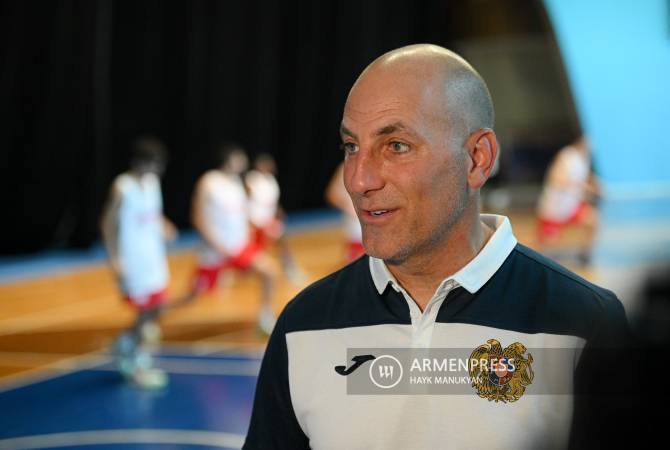 Armenian national basketball team head coach comments on victory of team in European 
Championship for Small Countries