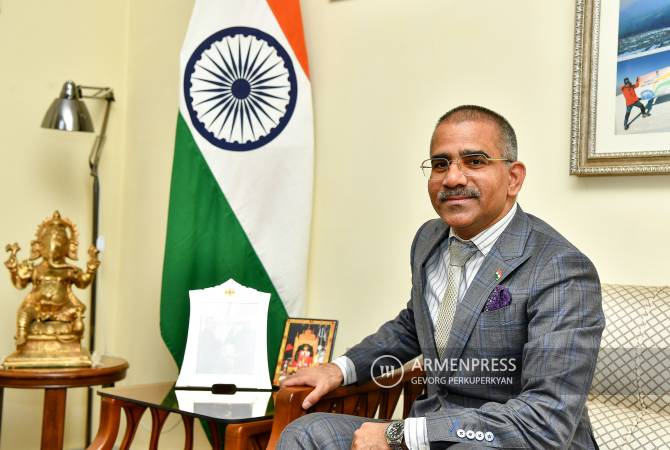 India supports resolution of NK conflict under OSCE MG Co-Chairmanship: Ambassador's 
exclusive interview to ARMENPRESS