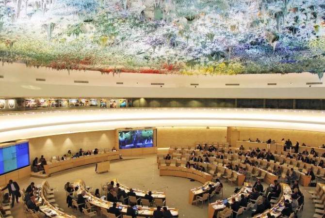 في الدورة ال50 لمجلس حقوق الإنسان التابع للأمم المتحدة أرمينيا توزع بياناً حول قضية آرتساخ وجرائم 
أذربيجان كوثيقة رسمية 