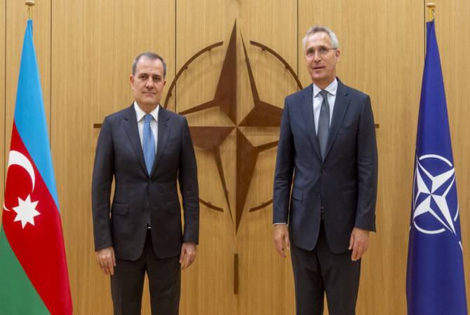 Azerbaijani FM meets with NATO Secretary General