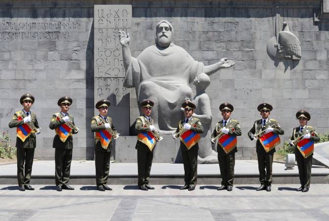 Оркестр Главного штаба ВС Армении примет участие в фестивале "Спасская башня" в 
Москве
