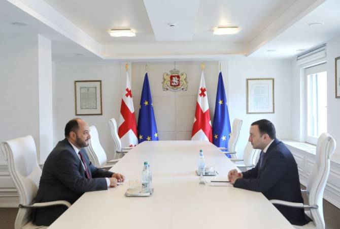 Chief of Staff of Prime Minister of Armenia meets with Georgian PM and Head of the 
Government Administration