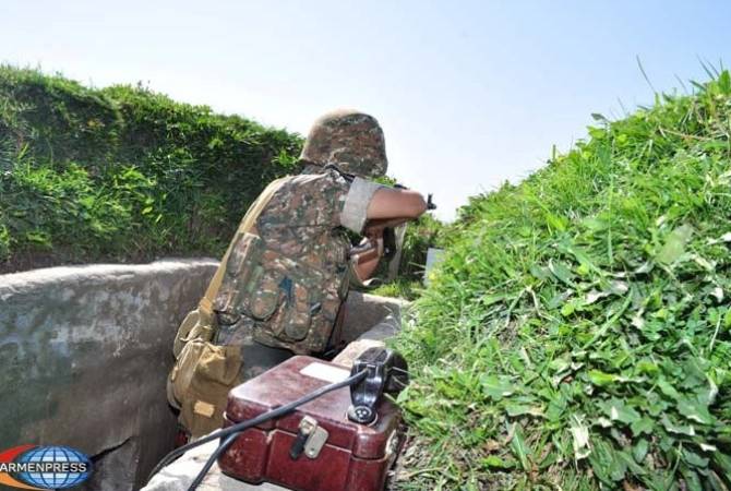 La situation le long de la ligne de front nord et nord-ouest de la République d'Artsakh est 
relativement stable
