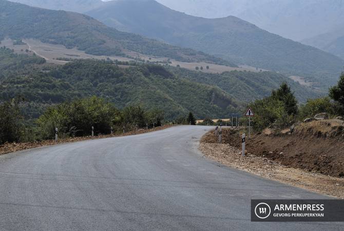 Межгосударственная автодорога Шуши-Бердзор-Горис открыта в обе стороны: Полиция 
МВД Арцаха