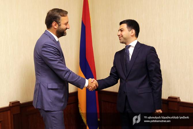Armenia State Revenue Committee Chairman meets with EBRD Yerevan Office Head