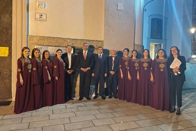 Geghard Vocal Ensemble performs Komitas, works of other Armenian composers at Salzburg 
Festival 