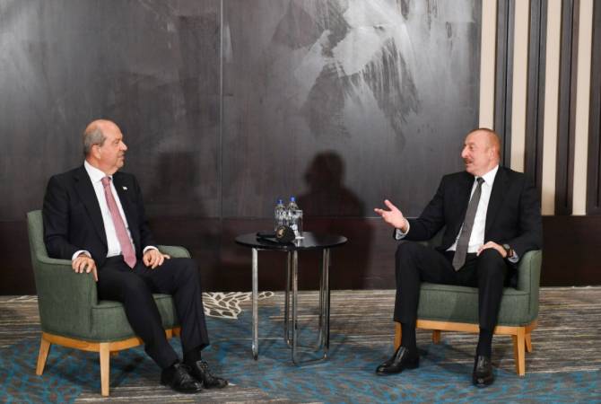 Իլհամ Ալիևը հանդիպել է Հյուսիսային Կիպրոսի ինքնահռչակ թուրքական պետության 
նախագահի հետ