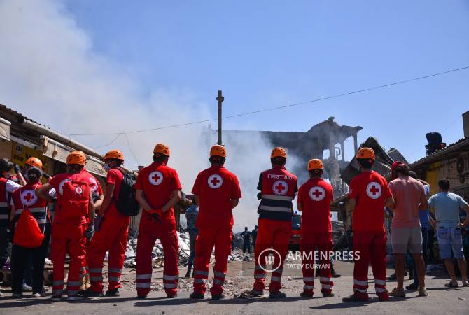 Հայկական կարմիր խաչն անհրաժեշտության դեպքում պատրաստ է ավելացնել 
փրկարար կամավորների թիվը

