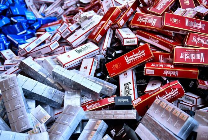 В Грузии изъяли крупную партию безакцизных сигарет
