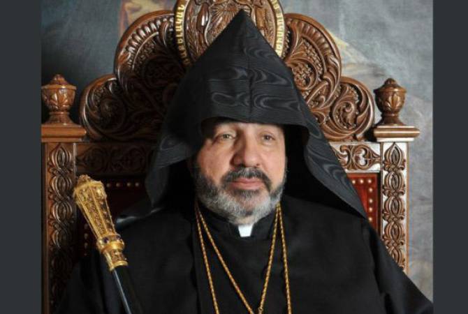 Армянский патриарх Иерусалима направил соболезнование родным погибших в 
результате взрыва в ТЦ «Сурмалу»