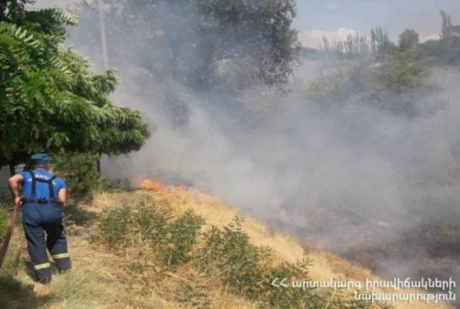 Կողբ գյուղում այրվել է մոտ 300 հա խոտածածկույթ