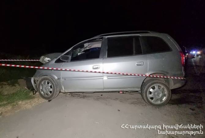  ДТП на трассе Эчмиадзин-ул.Гая:  водитель сгоревшего автомобиля скончался, другого - 
госпитализирован 