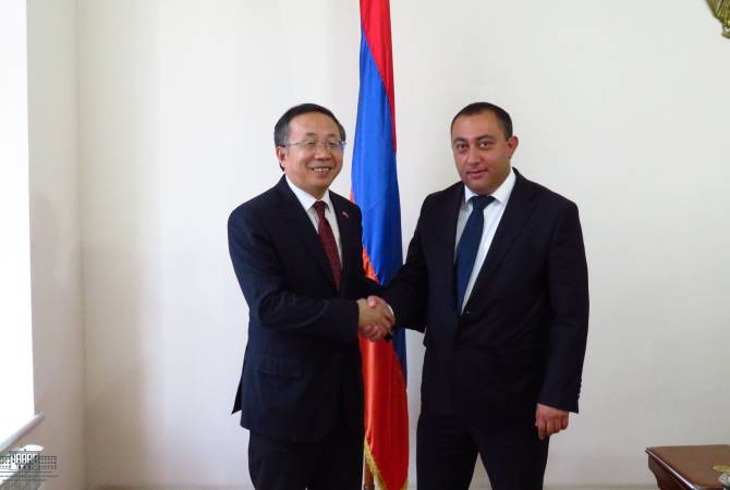 Vayots Dzor Governor, Chinese Ambassador discuss possibility of creating center for teaching 
Chinese in province 