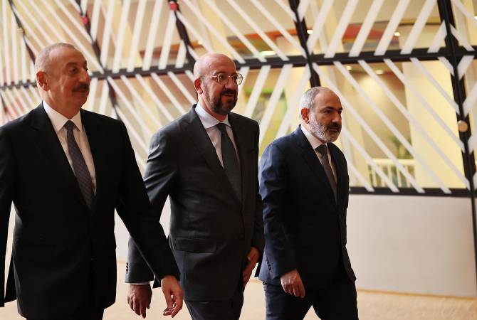 Pashinyan-Michel-Aliyev meeting ends in Brussels