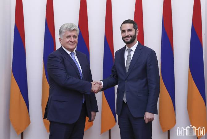 Armenian Vice Speaker of Parliament introduces UN Assistant Secretary-General on security 
situation in NK and region
