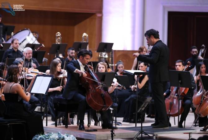 La 17ª temporada de conciertos de la Orquesta Sinfónica de Armenia y el festival "Armenia" se 
inició con Gautier Capuçon