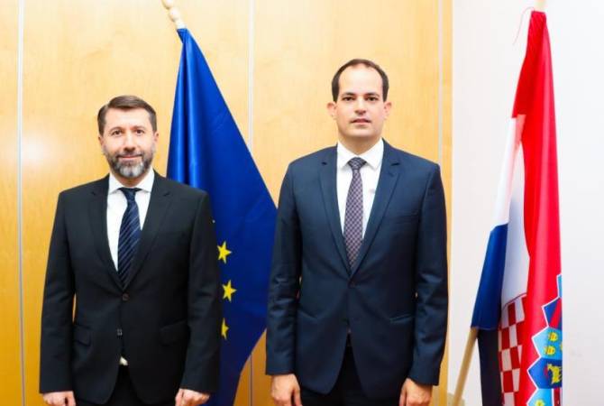 Visite du ministre arménien de la Justice et de sa délégation en Croatie 
