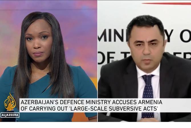 Это явная атака на суверенную страну, на государство-член ООН: замминистра ИД 
Армении в интервью Al Jazeera

