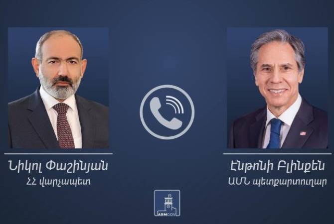 Никол Пашинян и Энтони Блинкен коснулись обсуждений на основании обращения 
Армении в Совет Безопасности ООН
