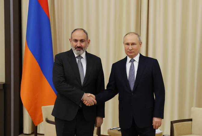 Le Premier ministre arménien et le Président russe se sont entretenus au téléphone
